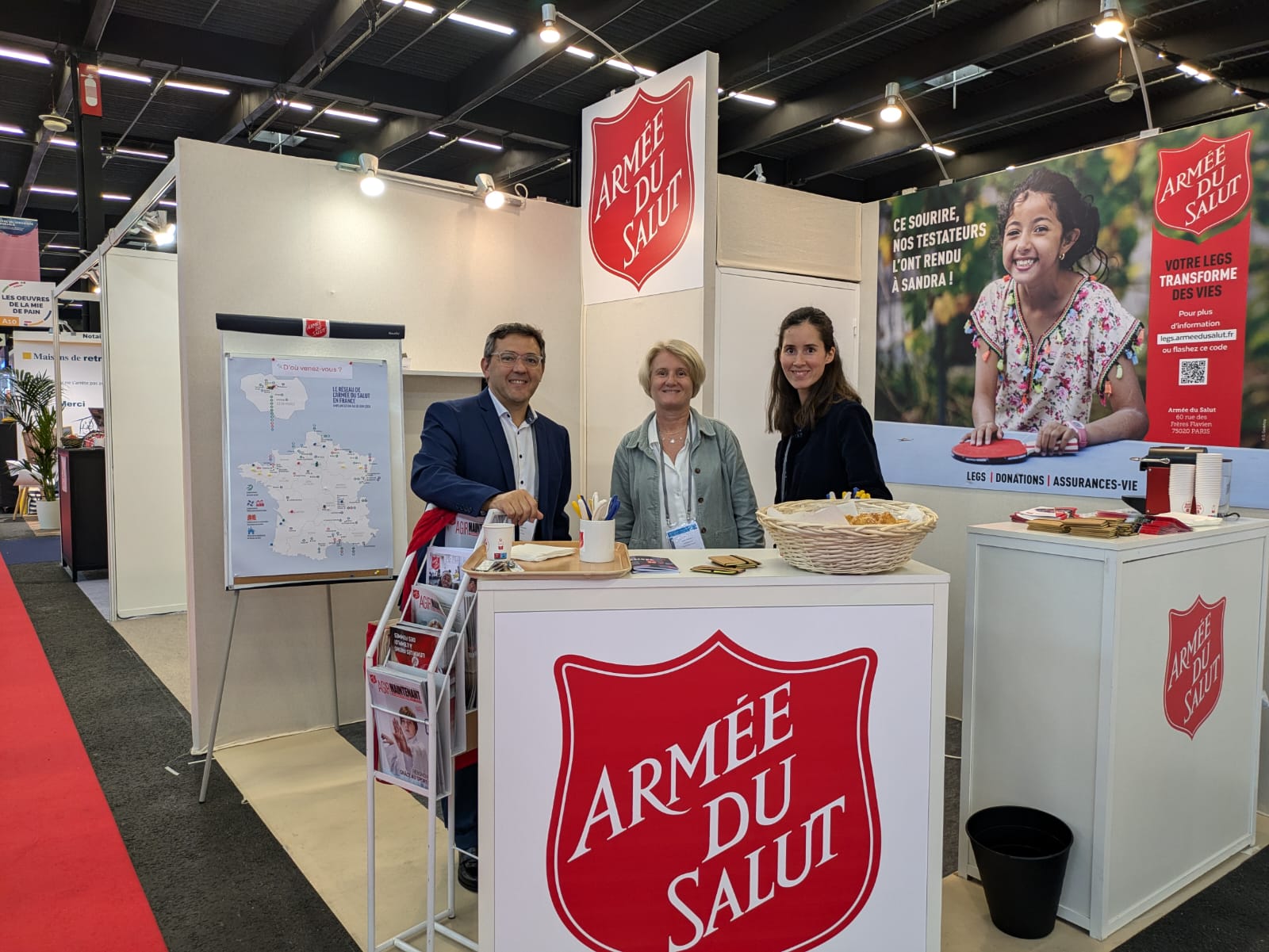 Photo armée du salut au Congrès des notaires 2024