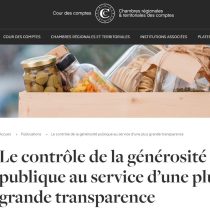 Rapport de la Cour des comptes sur la générosité : avis de France générosités